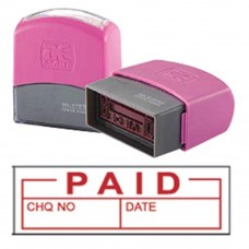 AE Flash Stamp - Paid, Date, CHQ No